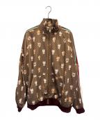 GUCCI×ドラえもんグッチ×ドラエモン）の古着「GGジップアップジャケット」｜ブラウン