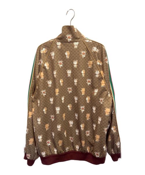 GUCCI（グッチ）GUCCI (グッチ) ドラえもん (ドラエモン) GGジップアップジャケット ブラウン サイズ:Lの古着・服飾アイテム