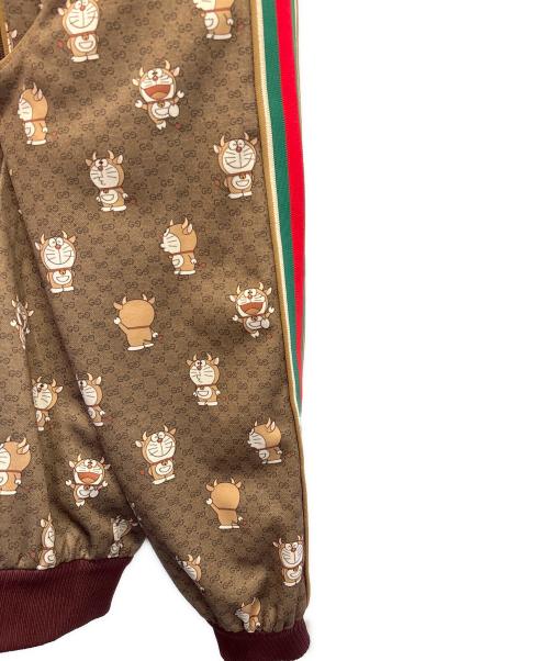 GUCCI（グッチ）GUCCI (グッチ) ドラえもん (ドラエモン) GGジップアップジャケット ブラウン サイズ:Lの古着・服飾アイテム
