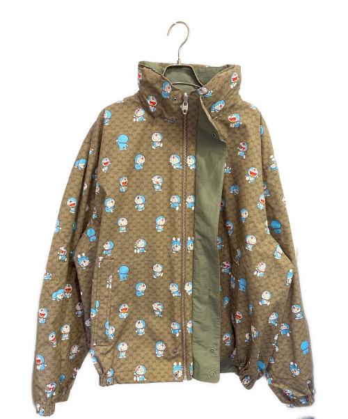 GUCCI（グッチ）GUCCI (グッチ) ドラえもん (ドラエモン) ドラえもん × グッチ GG リバーシブル ジャケット オリーブ サイズ:50の古着・服飾アイテム