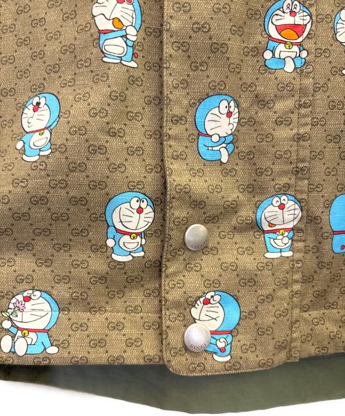 GUCCI（グッチ）GUCCI (グッチ) ドラえもん (ドラエモン) ドラえもん × グッチ GG リバーシブル ジャケット オリーブ サイズ:50の古着・服飾アイテム