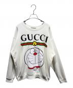 GUCCI×ドラえもんグッチ×ドラエモン）の古着「DORAEMON×GUCCI　シェリーラインオーバースウェットシャツ」｜ホワイト