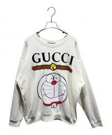 GUCCI×ドラえもん（グッチ×ドラエモン）の古着「DORAEMON×GUCCI　シェリーラインオーバースウェットシャツ」｜ホワイト