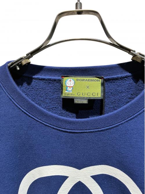 GUCCI（グッチ）GUCCI (グッチ) ドラえもん (ドラエモン) スウェット ネイビー サイズ:Lの古着・服飾アイテム