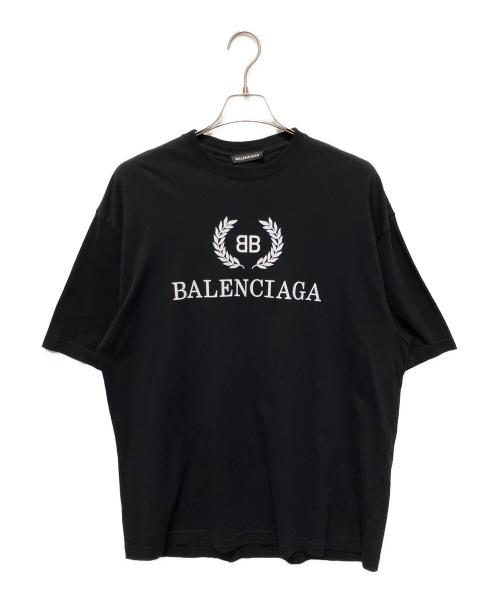 BALENCIAGA（バレンシアガ）BALENCIAGA (バレンシアガ) プリントTシャツ ブラック サイズ:Lの古着・服飾アイテム
