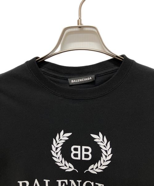 BALENCIAGA（バレンシアガ）BALENCIAGA (バレンシアガ) プリントTシャツ ブラック サイズ:Lの古着・服飾アイテム