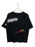 LOUIS VUITTONルイ ヴィトン）の古着「プリントTシャツ」｜ブラック