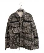 sacaiサカイ）の古着「22SS Bandana Print Blouson/バンダナ プリント ブルゾン」｜グレー