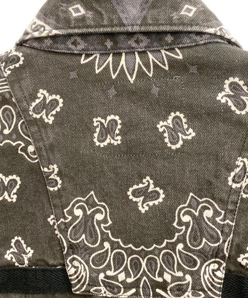 sacai（サカイ）sacai (サカイ) 22SS Bandana Print Blouson/バンダナ プリント ブルゾン グレー サイズ:1の古着・服飾アイテム