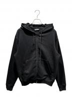 BALENCIAGAバレンシアガ）の古着「バックロゴジップパーカー」｜ブラック