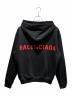 BALENCIAGA (バレンシアガ) バックロゴジップパーカー ブラック サイズ:S：55000円