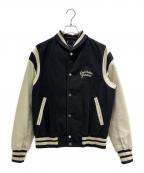 LOUIS VUITTONルイ ヴィトン）の古着「Varsity Jacket/ヴァーシティジャケット/HFL55WAOF」｜ブラック