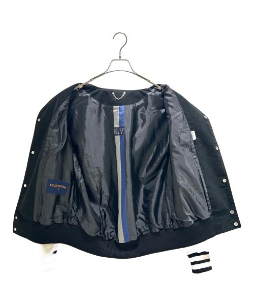 LOUIS VUITTON（ルイ ヴィトン）LOUIS VUITTON (ルイ ヴィトン) Varsity Jacket/ヴァーシティジャケット/HFL55WAOF ブラック サイズ:50の古着・服飾アイテム