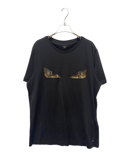 FENDI（フェンディ）FENDI (フェンディ) モンスターＴシャツ ブラック サイズ:XLの古着・服飾アイテム