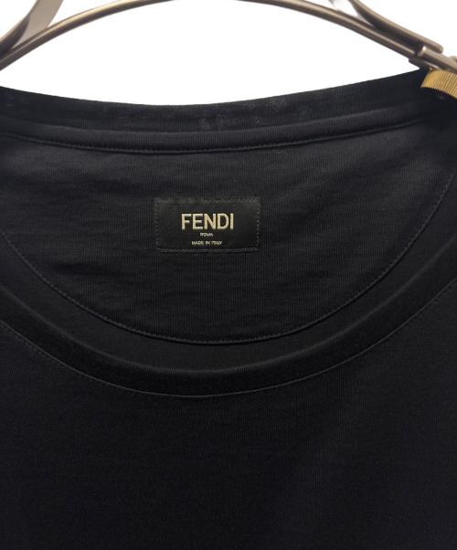 FENDI（フェンディ）FENDI (フェンディ) モンスターＴシャツ ブラック サイズ:XLの古着・服飾アイテム