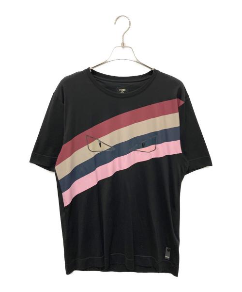 FENDI（フェンディ）FENDI (フェンディ) モンスターＴシャツ ブラック サイズ:Lの古着・服飾アイテム