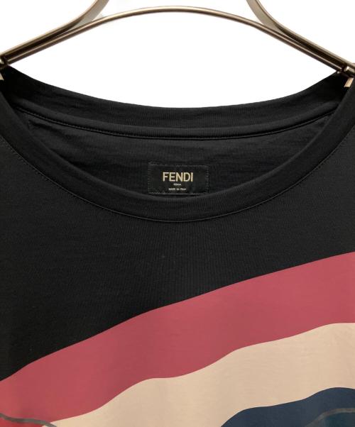 FENDI（フェンディ）FENDI (フェンディ) モンスターＴシャツ ブラック サイズ:Lの古着・服飾アイテム