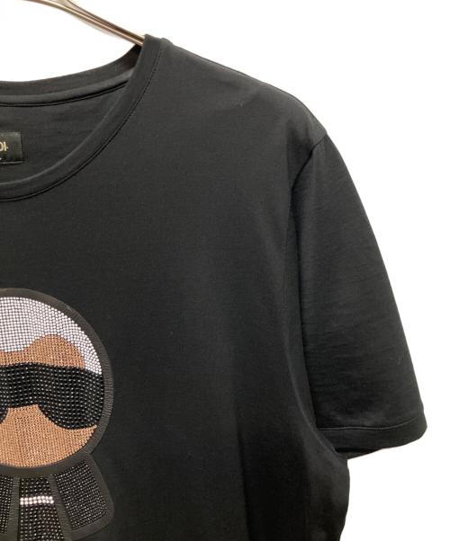 FENDI（フェンディ）FENDI (フェンディ) プリントTシャツ ブラック サイズ:52の古着・服飾アイテム