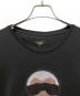 中古・古着 FENDI (フェンディ) プリントTシャツ ブラック サイズ:52：25000円