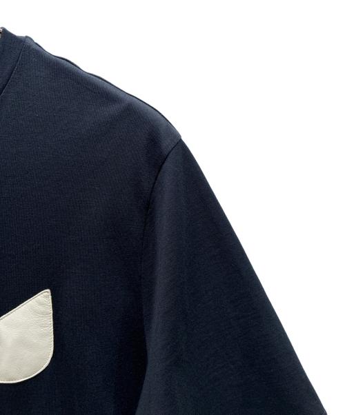 FENDI（フェンディ）FENDI (フェンディ) ジップデザイン モンスターＴシャツ ブラック サイズ:XLの古着・服飾アイテム