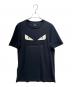 FENDI（フェンディ）の古着「ジップデザイン モンスターＴシャツ」｜ブラック