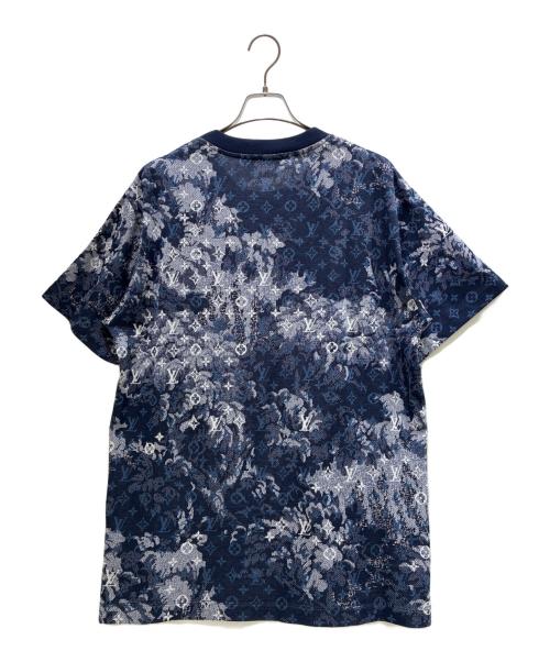LOUIS VUITTON（ルイ ヴィトン）LOUIS VUITTON (ルイ ヴィトン) モノグラムプリントニットTシャツ ネイビー サイズ:XLの古着・服飾アイテム