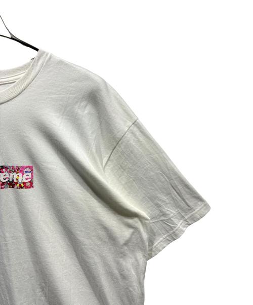 SUPREME（シュプリーム）SUPREME (シュプリーム) 村上隆 (ムラカミタカシ) ボックスロゴＴシャツ ホワイト サイズ:XLの古着・服飾アイテム