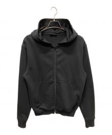 BALENCIAGA（バレンシアガ）の古着「バックロゴジップパーカー」｜ブラック