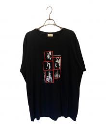 Saint Laurent Paris（サンローランパリ）の古着「プリントTシャツ」｜ブラック