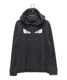 FENDI（フェンディ）の古着「プルオーバーモンスターパーカー」｜ブラック