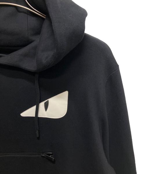 FENDI（フェンディ）FENDI (フェンディ) プルオーバーモンスターパーカー ブラック サイズ:52の古着・服飾アイテム