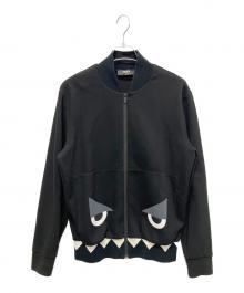 FENDI（フェンディ）の古着「モンスタージップジャケット」｜ブラック