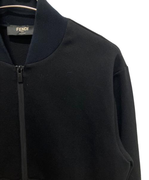 FENDI（フェンディ）FENDI (フェンディ) モンスタージップジャケット ブラック サイズ:Ｌの古着・服飾アイテム