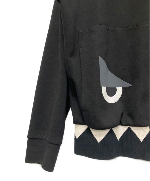 FENDI（フェンディ）FENDI (フェンディ) モンスタージップジャケット ブラック サイズ:Ｌの古着・服飾アイテム
