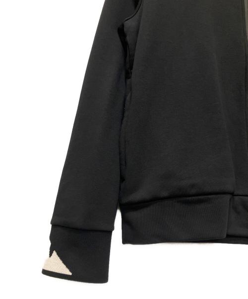 FENDI（フェンディ）FENDI (フェンディ) レザー切替ジップパーカー ブラック サイズ:Mの古着・服飾アイテム