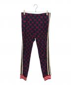 GUCCIグッチ）の古着「トラックパンツ」｜ネイビー