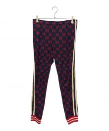 GUCCI（グッチ）の古着「トラックパンツ」｜ネイビー