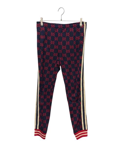 GUCCI（グッチ）GUCCI (グッチ) トラックパンツ ネイビー サイズ:Mの古着・服飾アイテム