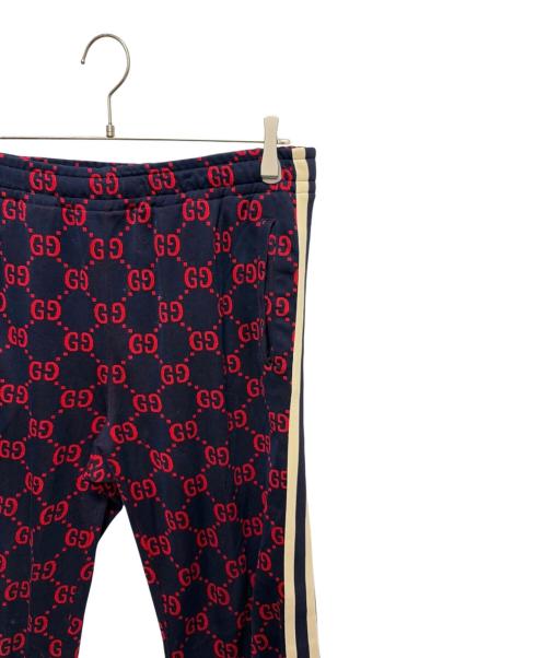 GUCCI（グッチ）GUCCI (グッチ) トラックパンツ ネイビー サイズ:Mの古着・服飾アイテム