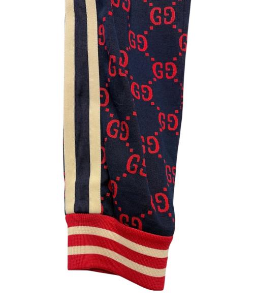 GUCCI（グッチ）GUCCI (グッチ) トラックパンツ ネイビー サイズ:Mの古着・服飾アイテム