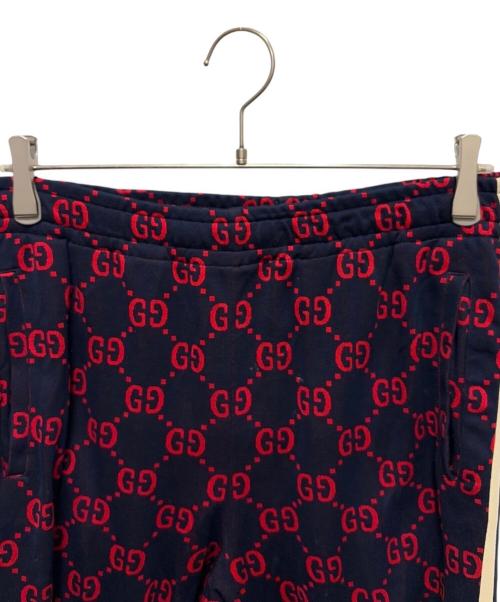 GUCCI（グッチ）GUCCI (グッチ) トラックパンツ ネイビー サイズ:Mの古着・服飾アイテム