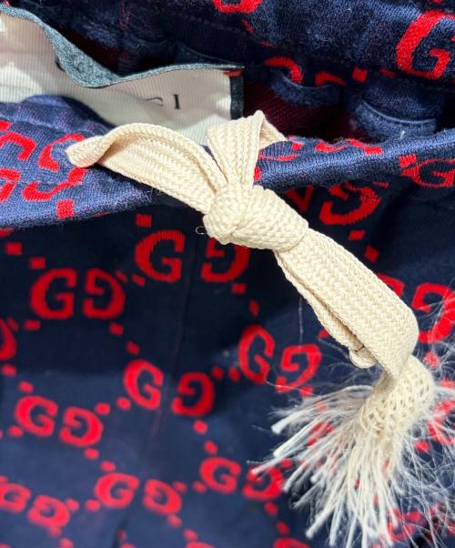 GUCCI（グッチ）GUCCI (グッチ) トラックパンツ ネイビー サイズ:Mの古着・服飾アイテム