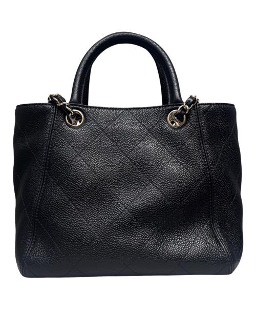 CHANEL（シャネル）CHANEL (シャネル) スモールショッピングバッグ ブラックの古着・服飾アイテム