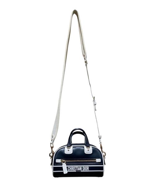 Christian Dior（クリスチャン ディオール）Christian Dior (クリスチャン ディオール) VIBE ヴァイブミニ ショルダーバッグ ネイビー サイズ:ミニの古着・服飾アイテム