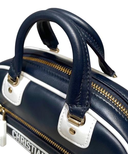 Christian Dior（クリスチャン ディオール）Christian Dior (クリスチャン ディオール) VIBE ヴァイブミニ ショルダーバッグ ネイビー サイズ:ミニの古着・服飾アイテム