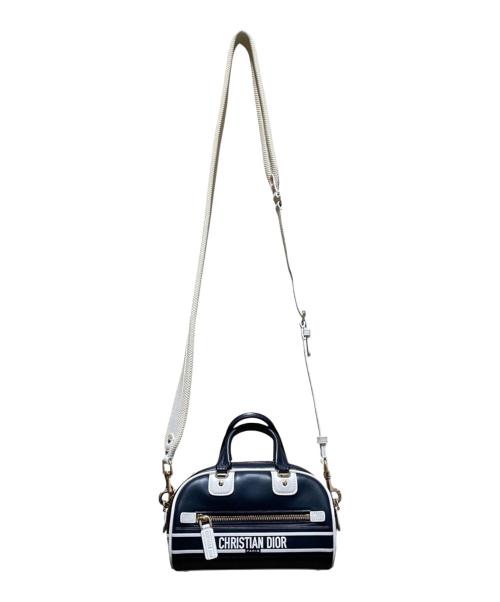Christian Dior（クリスチャン ディオール）Christian Dior (クリスチャン ディオール) VIBE ヴァイブミニ ショルダーバッグ ネイビー サイズ:ミニの古着・服飾アイテム