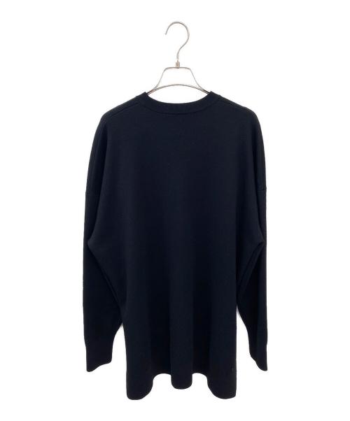 L'appartement（アパルトモン）L'appartement (アパルトモン) 18G Smooth Wide Pullover ブラック サイズ:-の古着・服飾アイテム