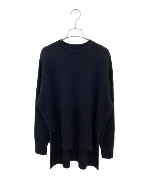 L'appartement（アパルトモン）L'appartement (アパルトモン) 18G Smooth Wide Pullover ブラック サイズ:-の古着・服飾アイテム