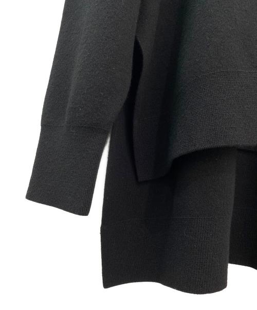 L'appartement（アパルトモン）L'appartement (アパルトモン) 18G Smooth Wide Pullover ブラック サイズ:-の古着・服飾アイテム