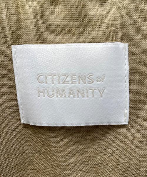 Citizens of humanity（シチズンズオブヒューマニティ）Citizens of humanity (シチズンズオブヒューマニティ) KAYLA LINENシャツ ベージュ サイズ:Ｓの古着・服飾アイテム